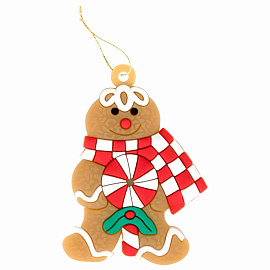 Украшение ёлочное "Пряничные человечки", 12 шт., 7 см, ЗОЛОТАЯ СКАЗКА, 592146