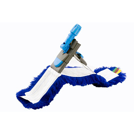 Держатель МОПа A-VM 80x10 см металл/пластик серый/голубой