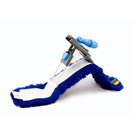 Держатель МОПа A-VM 80x10 см металл/пластик серый/голубой