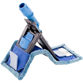 Держатель МОПа A-VM 40x11 см пластик серый/голубой