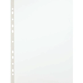 Файл-вкладыш (мультифора) Attache Economy Элементари А4 25 мкм гладкий с перфорацией (100 штук в упаковке)