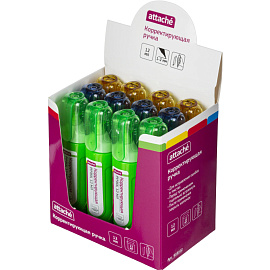 Корректирующий карандаш Attache 12 мл (быстросохнущая основа, толщина линии 2 мм)