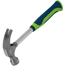 Молоток-гвоздодер Сибртех, обрезиненная рукоятка, 450гр. (10436)