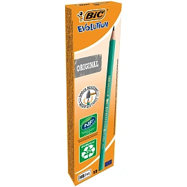 Карандаш чернографитный HB Bic Evolution Эко заточенный шестигранный фото Карандаш чернографитный HB Bic Evolution Эко заточенный шестигранный