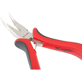 Длинногубцы изогнутые Mini 130 мм Matrix (17812)