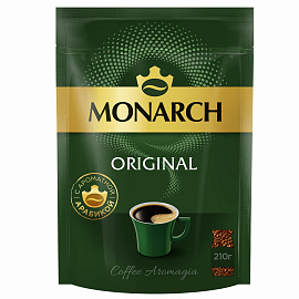 Кофе растворимый сублимированный Monarch Original 210 г (пакет)