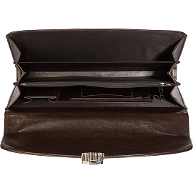 Портфель Алекс Меценат коричневый из искусственной кожи (388)