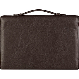 Портфель Алекс Меценат коричневый из искусственной кожи (388) фото Портфель Алекс Меценат коричневый из искусственной кожи (388)