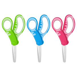 Ножницы детские Berlingo 13,5см, ассорти, европодвес