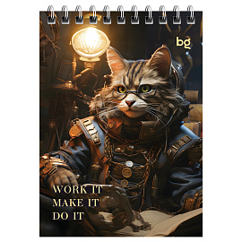 Блокнот А6 40л. на гребне BG "Стимпанк