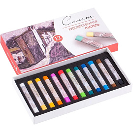 Пастель сухая Сонет круглая 12 цветов