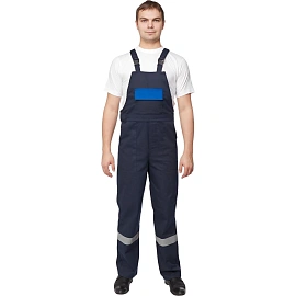 Костюм рабочий летний мужской л05-КПК с СОП синий/васильковый (размер 44-46, рост 170-176)
