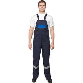 Костюм рабочий летний мужской л05-КПК с СОП синий/васильковый (размер 44-46, рост 182-188)