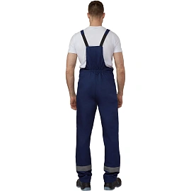 Костюм рабочий летний мужской л05-КПК с СОП синий/васильковый (размер 48-50, рост 182-188)