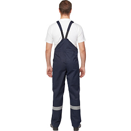 Костюм рабочий летний мужской л05-КПК с СОП синий/васильковый (размер 48-50, рост 182-188)