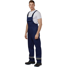 Костюм рабочий летний мужской л05-КПК с СОП синий/васильковый (размер 48-50, рост 182-188)