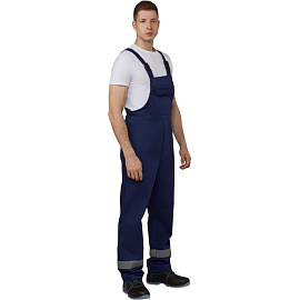 Костюм рабочий летний мужской л05-КПК с СОП синий/васильковый (размер 48-50, рост 182-188)