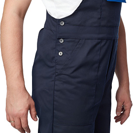 Костюм рабочий летний мужской л05-КПК с СОП синий/васильковый (размер 52-54, рост 182-188)