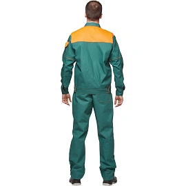 Костюм рабочий летний мужской л06-КБР зеленый (размер 44-46, рост 182-188)