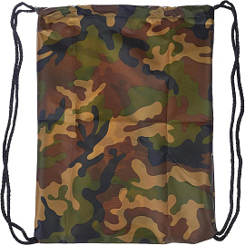 Мешок для сменной обуви Комус Класс (№1 School) 310х390 мм хаки с 1 отделением