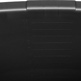 Ведро с отжимом Spin&clean Step 13 л пластик серое