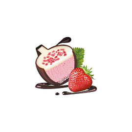 Конфеты шоколадные Стильные штучки Клубничный мусс 104 г