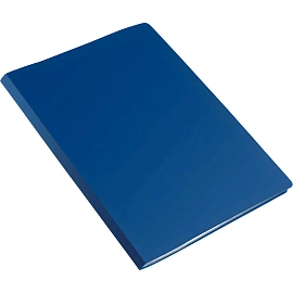 Скоросшиватель пластиковый с пружинным механизмом Attache Экономи A4 до 120 листов синий (толщина обложки 0.4 мм)