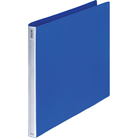 Папка на 2-х кольцах Attache Label 20 мм синяя до 130 листов