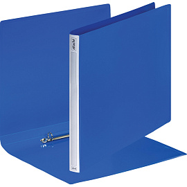 Папка на 2-х кольцах Attache Label 20 мм синяя до 130 листов