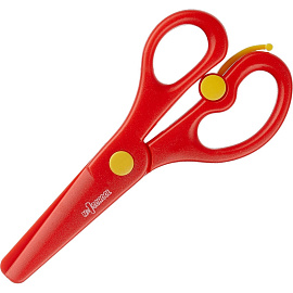 Ножницы детские №1 School Джунгли 135 мм универсальные тупоконечные красные