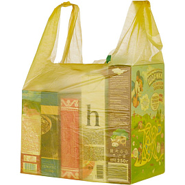 Пакет-майка ПНД 15 мкм (35+20х65 100 штук в упаковке)