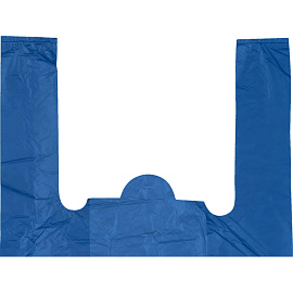 Пакет-майка ПНД 15 мкм (35+20х65 100 штук в упаковке)