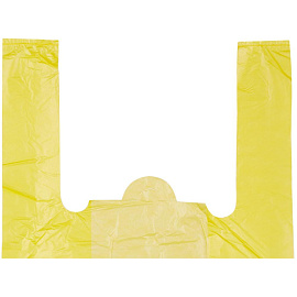 Пакет-майка ПНД 15 мкм (35+20х65 100 штук в упаковке)