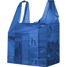 Пакет-майка ПНД 15 мкм (35+20х65 100 штук в упаковке)