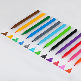 Фломастеры Мульти-пульти Чебурашка 12 цветов с вентилируемыми колпачками смываемые фото Фломастеры Мульти-пульти Чебурашка 12 цветов с вентилируемыми колпачками смываемые