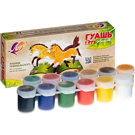 Гуашь Луч Zoo 12 цветов по 15 мл