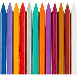 Мелки восковые Луч ZOO шестигранные 24 цвета