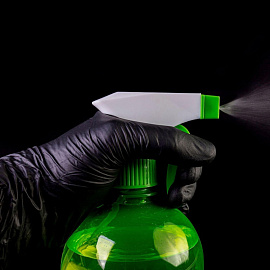 Перчатки одноразовые Paclan нитриловые неопудренные черные (размер M, 50 штук/25 пар в упаковке)