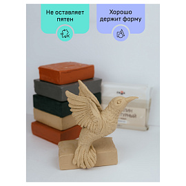 Пластилин скульптурный ГАММА "Студия", телесный, 0,5 кг, твердый, 2.80.Е050.001