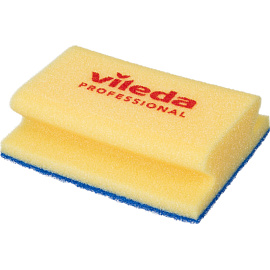 Губка для посуды Vileda Professional поролон 16.5x13 см с абразивным слоем