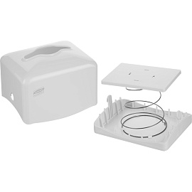 Диспенсер для салфеток Luscan Professional R-1332W настольный пластиковый белый