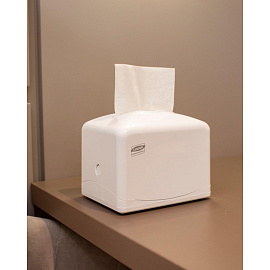 Диспенсер для салфеток Luscan Professional R-1332W настольный пластиковый белый