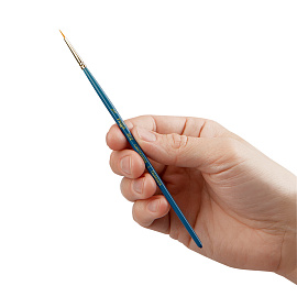 Кисть художественная синтетика Гамма "Галерея", круглая №5/0, короткая ручка