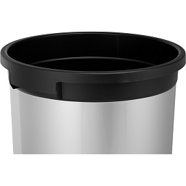 Контейнер для мусора напольный Vileda Professional 50 л пластик серый/чёрный (73x38x38 см)
