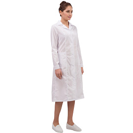 Халат медицинский женский м04-ХЛ белый (размер 52-54, рост 170-176)