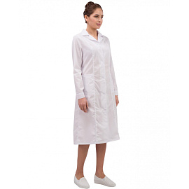 Халат медицинский женский м04-ХЛ белый (размер 52-54, рост 170-176)