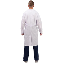Халат медицинский мужской м04-ХЛ белый (размер 60-62, рост 170-176)