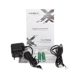 Радиотелефон TeXet TX-D7505A черный