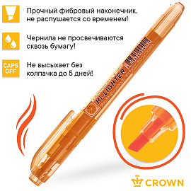 Набор текстовыделителей Crown Multi Hi-Lighter Aroma (толщина линии 1-4 мм, 4 цвета) фото Набор текстовыделителей Crown Multi Hi-Lighter Aroma (толщина линии 1-4 мм, 4 цвета)
