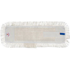 Насадка МОП для швабры-флаундера (плоской) Метлана хлопок 54x17 см белая